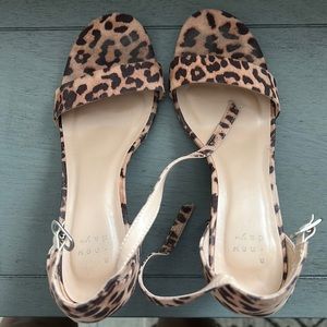 A New Day Leopard Chunky Heel